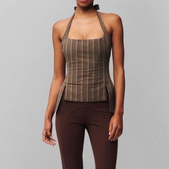 guizio stripped halter corset - Picture 4 of 4